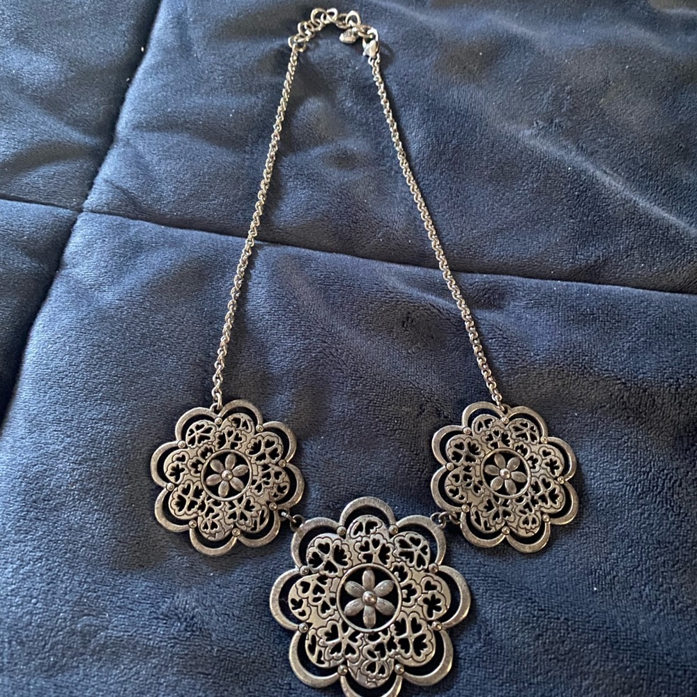 Silver Brighton necklace